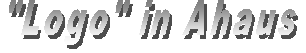 "Logo" in Ahaus